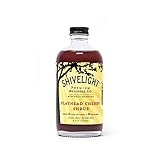 Flathead Cherry Shrub - Shivelight Premium Beverage Company - All Natural, Small Batch, Montana Sourced Drinking Vinegar for Sodas and Cocktails - 8 Ounces