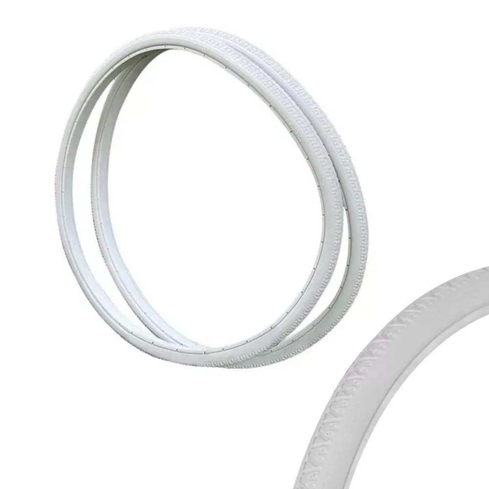 EMISOO Wheelchair Outer Tire For Rear Wheel, 24 Inch Soft Rubber Wheelchair Tire, Black Gray Non-pneumatic PU Tyre, 24x 1 3/8 Universal Wheelchair Replacement Parts (Color : Grey)