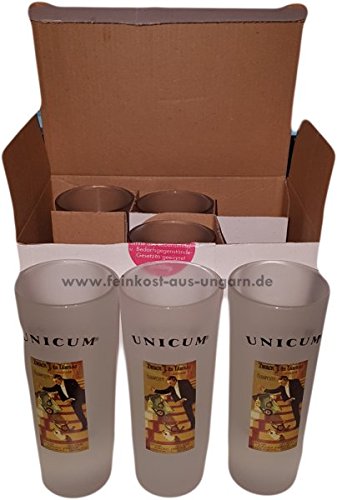 FEINKOST-AUS-UNGARN.de | MACK Unicum Gläser 6er Set Kellner Cover