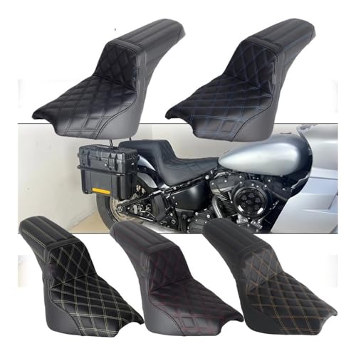 Siège de moto complet avec coussin conducteur et passager Softail