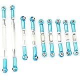 RC Parts & Accstransmitter Sankuai 1 Satz Metallantriebswelle Universalgetriebe Zubehör Teile für FY-01/02 / 03/04 / 05 WLtoys 12428 12423 12428 RC Car Recambios (Farbe : Blue)