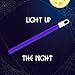 Lumistick 6 Inch Standard Glow Sticks with Strings - Kids Safe & Non-Toxic Light Up Sticks - Illuminating Luminescent Bulk Sticks - Glows in The Dark Chem Lights (Purple, 25 Glow Sticks)