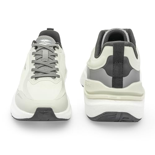 Image of Red Tape Men's Sneakers Grey Blue Textile Round Toe Lace-Up Easy Movement