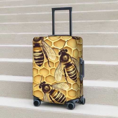 Housse de protection élastique pour valises Bees2 Noir S - 7