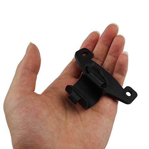 Zelerdo 2 Pack Black Plastic Bike Bicycle Pump Holder Clip Bracket #TOP2