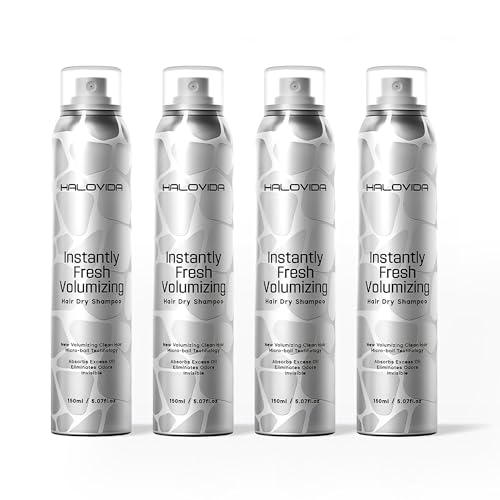 HALOVIDA Dry Shampoo for Women, Invisible Dry Shampoo Spray for
