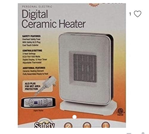 Soleil PTC-910B Sole Digital Ceramic Heater