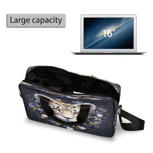 Bolso para laptop 15.6-16 pulg diseño floral y leopardo miniatura 5