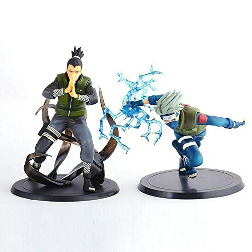 New Gift Idea 2 pcs Figures Set Naruto Kakashi Hatake & Shikamaru Nara Action Statue Toys Durable New Gift Idea 2 pcs Figures Set Naruto Kakashi Hatake & Shikamaru Nara Action Statue Toys Durable