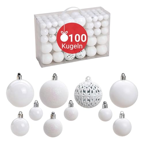 WOMA Christbaumkugeln Set Weiß & 22 weiteren Farben - 50er & 100er...