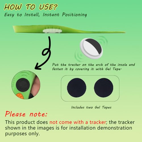 Plantillas con compartimento oculto para AirTag, cómodas y universales miniatura 6