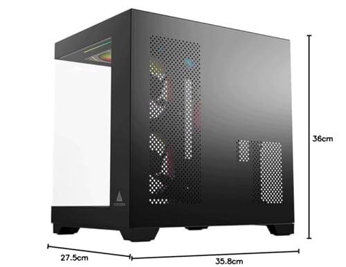 Gabinete Gamer Acegeek Vacancy L375 | Mid-Tower | Lateral de Vidro | Preto | AG-VACANCY-L375-BK - Imagem 10