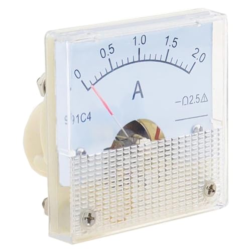 Ampèremètre analogique DC 91C4 de 15A pour panneau avec pointeur mécanique précis
