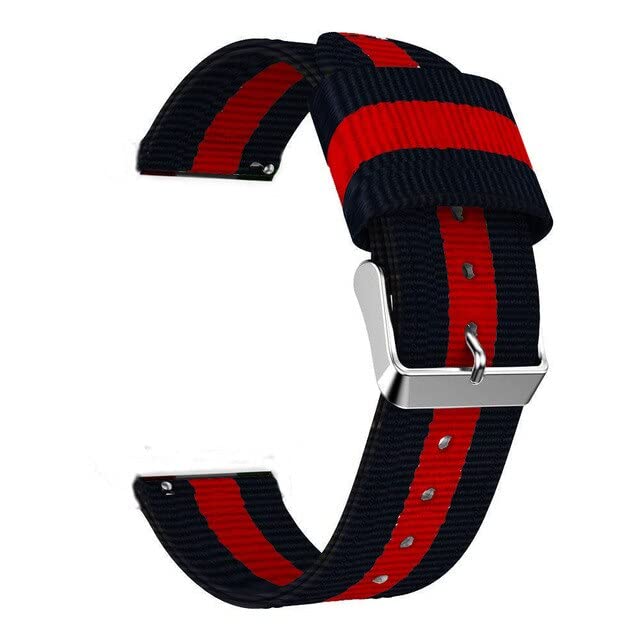 Sangle en toile nylon 22mm pour montre connectée Garmin Venu 2 bracelet