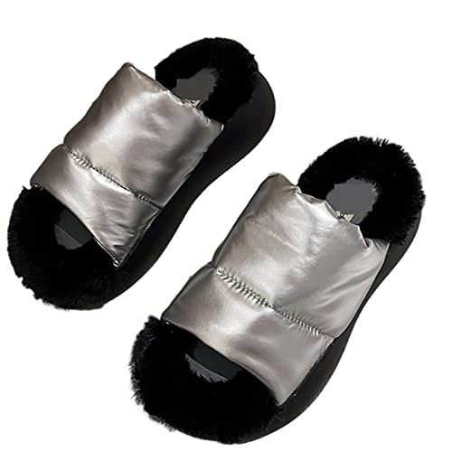 Chaussures chaudes ouvertes douillettes pour des moments complices chez soi