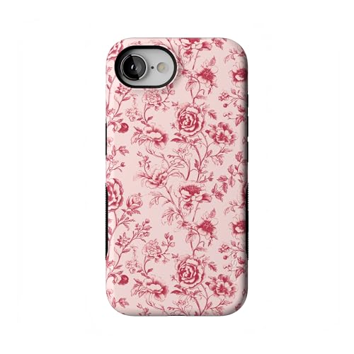 Casely iPhone 17e Case | Vintage Belle | Floral Toile | Bold Protective Design | Compatible with MagSafe