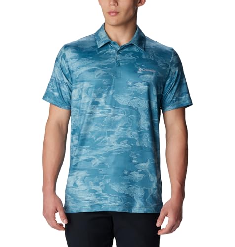 Polo Tech Trail Novelty Columbia vêtement de randonnée léger homme S pour explorer les grands espaces
