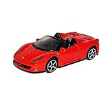 Generisch Ferari 458 Spider Cabrio Rot Ab 2011 1/64 Burago Modell Auto