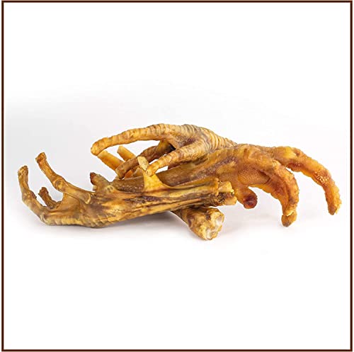 Hühnerfüße 5000g – Premium Kausnack für Hunde von PrideDogs – Zahnpflege – Stärkung der Gelenke, Haut und Bindegewebe – 100% Deutsche Herstellung - Kauartikel