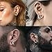 Atomhole Ear Lobe Cuff 0g 2g Plugs 2pcs Stainless Steel Ear Gauges Tunnels Piercing Expander Stretchers Fashion Body Jewelry