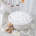 STARBOLO Ball Pit Balls Phthalate Free BPA Free Non-Toxic Crush Proof Play Balls for Toddlers Kids Pool Playhouse (100 Balls-White/Transparent) …