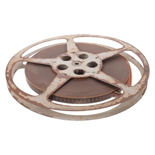 Adorno vintage de película de hierro oxidado para enseñanza cinematográfica