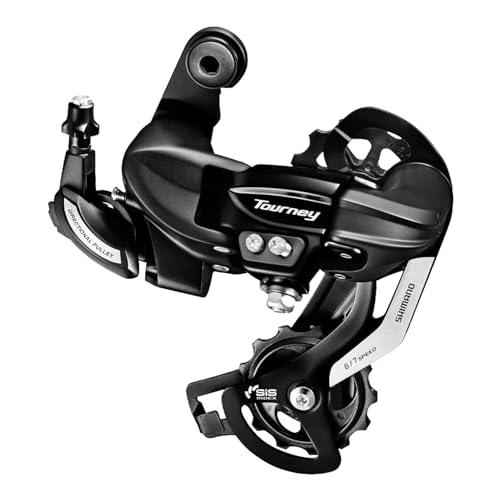 Relwears Bike Rear Derailleur Rd-Ty500 6/7 Speed Black Rear Derailleur For Folding Bike Mountain Bike Tricycle E-Bike Direct Mount thumb #2