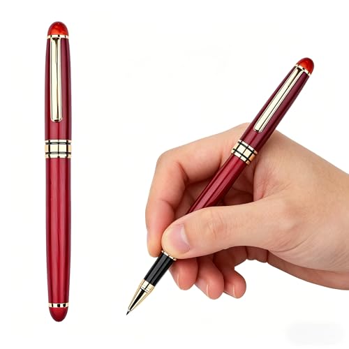 Stylo à bille en bois de santal noble et hêtre marron pour une écriture raffinée
