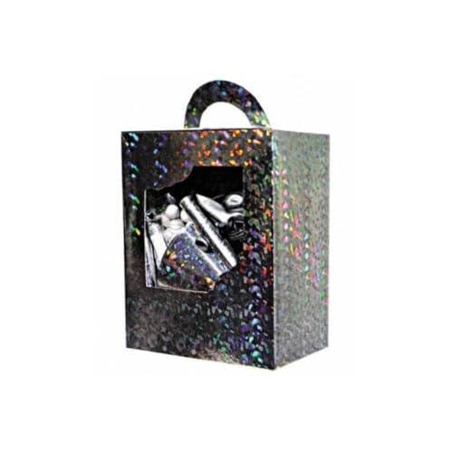 SPARKLERS CLUB Kit Cotillons Argent 10 Pers - Sarbacanes Sécurité, Ballons, Chapeaux, sans Gêne, Serpentins, Boules : Éclat Luxueux pour Un Événement...