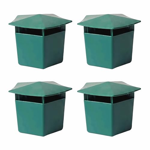 Noctra Garden Snail and Slug Trap Eco Friendly Beer Trap Non-toxic Plastic Pest Catcher Box Safe for Outdoor Gardening Flowers Organic Garden Control Checmical Poison Free (4 Pack)