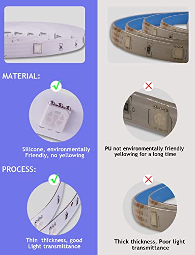Rilitor - Striscia LED WiFi da 30 m, impermeabile