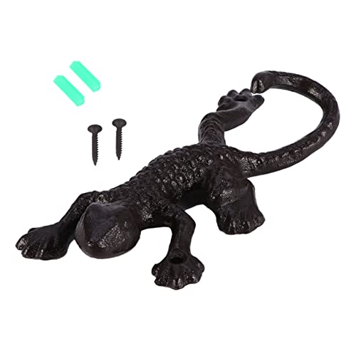 Generic 虎柄 メタルウォールフック ? 耐荷重設計で植木鉢やバッグをしっかり保持、屋内外の装飾に適応