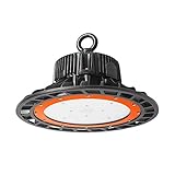 [AHORRO DE ENERGÍA] Nuestra iluminación de gran altura utiliza bombillas de calidad superior para una iluminación brillante. El brillo es varias veces mayor que las bombillas tradicionales, pero puede ahorrar hasta un 85% de electricidad. en factura de luz.