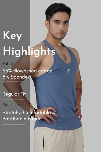 Image of FUAARK Men Gym Tank Tops Sleeveless Sport Vest