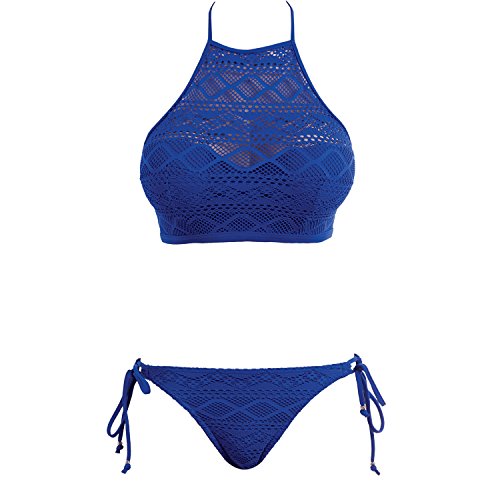 Freya Sundance High Neck Bikini Top AS3973, Cobalt, 34D US/UK