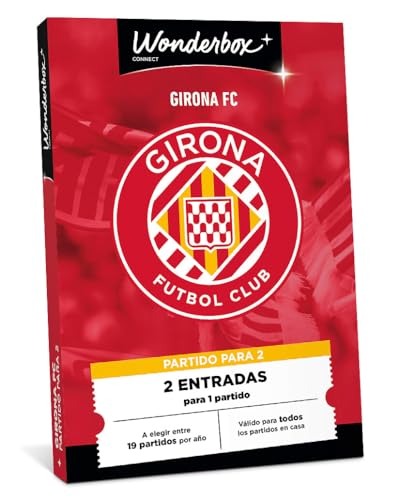 WONDERBOX Connect - Caja Regalo - Girona FC - 2 entradas para 1 Partido - Válido Durante 27 Meses