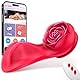 Vibrator mit Fernbedienung Sex Spielzeug für die Frau - Butterfly Vibration für Frauen Klitoris, Auflege Vibration mit 7 Vibrationsmodi Leise & Magnet Ferngesteuerter Vibrator Sex Spielzeug für Paar