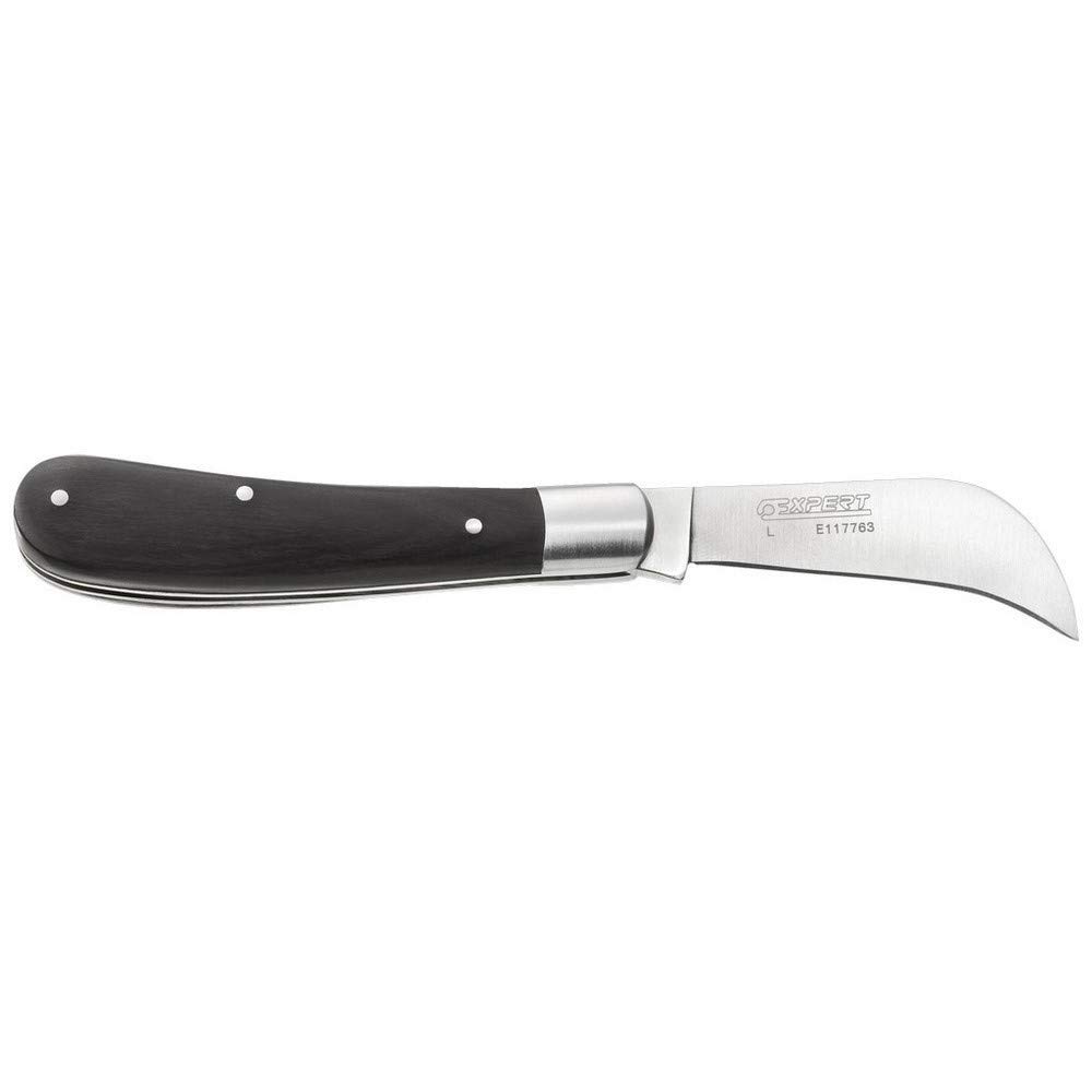 Britool Expert E117763B ELEC.Knife ONE Blade Wood Handle