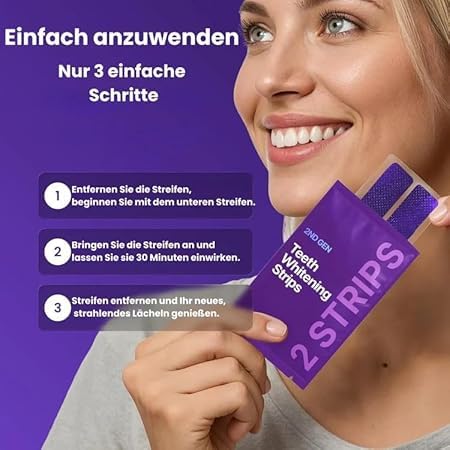 DrDent PURPLE WHITENING STRIPS(1 pièce - 42 pièces)