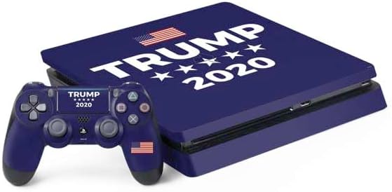 Skinit Decal Gaming Skin Compatible with PS4 Slim Bundle - Feel The Bern Outline Design