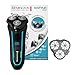 Produktbild Remington Rasierer Herren Elektrisch R6 Aqua (Nass- & Trocken- Rasierapparat, 100% Wasserdicht, ausklappbarer Detail- & Langhaarschneider, 60 Min Lithium Akku,USB Ladefunktion) Rotationsrasierer R6000