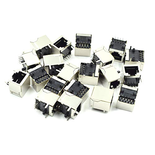 Conectores RJ45 8P8C para PCB, 20 piezas miniatura 1