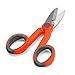 5-1/2" Multipurpose Electrical Shears,Fiber Optic Kevlar Shears - Cut Electrical Wire, Crimp Wire,Coax Cable,Cat5/6 data cable