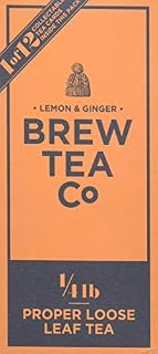Brew Tea Co Lemon and Ginger Proper Loose Leaf Tea 113 g