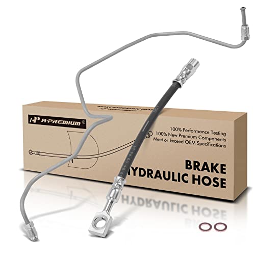 A-Premium Rear Driver Outer Brake Hydraulic Hose Compatible with Select Volkswagen and Audi Models - Jetta 1999-2005, Golf 1999-2006, Beetle 1998-2010, TT 2000-2006, TT Quattro 2004-2006