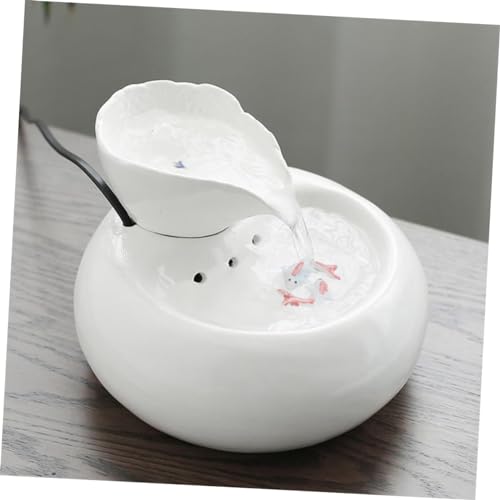 Fuente automática para beber gatos Balacoo blanco miniatura 5