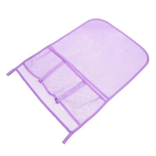 Yardwe Hanging Bath Organizer Mesh Storage Bag Breathable Plaything Holder for Bathtub Space Saving Dual Design for Keeping Bathroom Essentials Organized