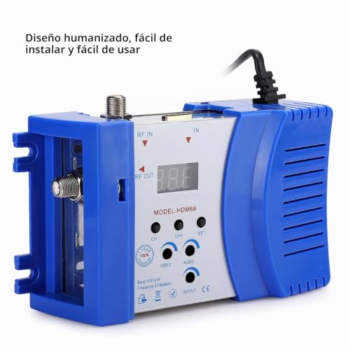 Miniatura 3 de Modulador Hd, Hdm68 Analog Hdmi Rf Vhf Uhf Modulador De Accesorios De Computadora De Frecuencia, 47-868mhz