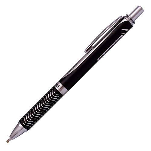 Bolígrafo Pentel Energel Alloy RT Tinta Negra Punto Medio miniatura 3
