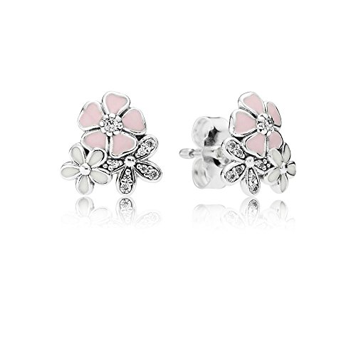 Preisvergleich Produktbild Stonebeads Malerische Blüten Ohrstecker 925 Silber